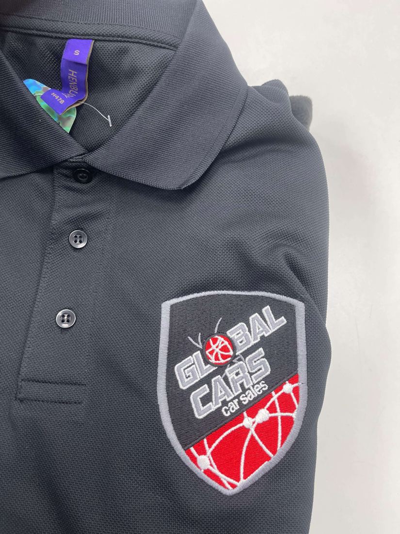 Batch of embroidered polo shirts by Funtastic Uniform