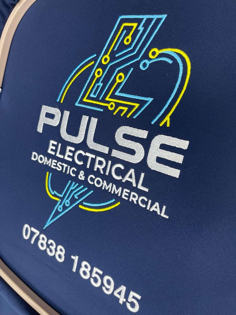 Branded workwear for an electrical contractor by Funtastic Uniform