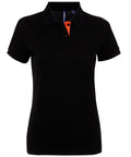 Asquith & Fox Women's Contrast Polo Shirt – Custom Embroidered & Printed Polo Shirts