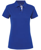 Asquith & Fox Women's Contrast Polo Shirt – Custom Embroidered & Printed Polo Shirts