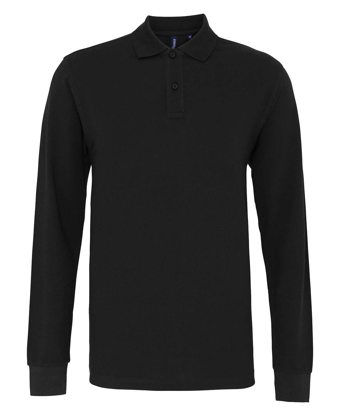 Asquith & Fox Men's Classic Fit Long Sleeved Polo Shirt – Custom Embroidered & Printed Polo Shirts