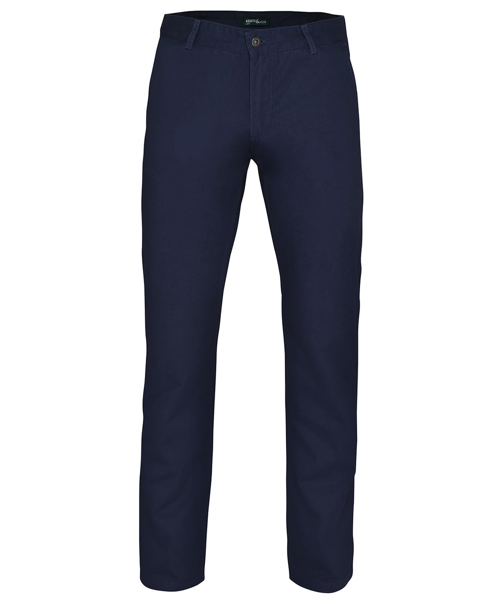 Asquith & Fox Men's Classic Fit Chinos Garment – Custom Embroidered & Printed Chinos