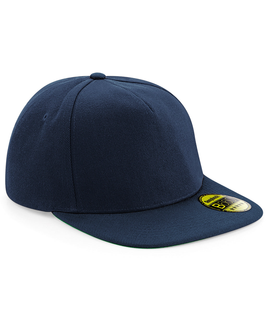 Beechfield Original Flat Peak Snapback Garment – Custom Embroidered & Printed Caps