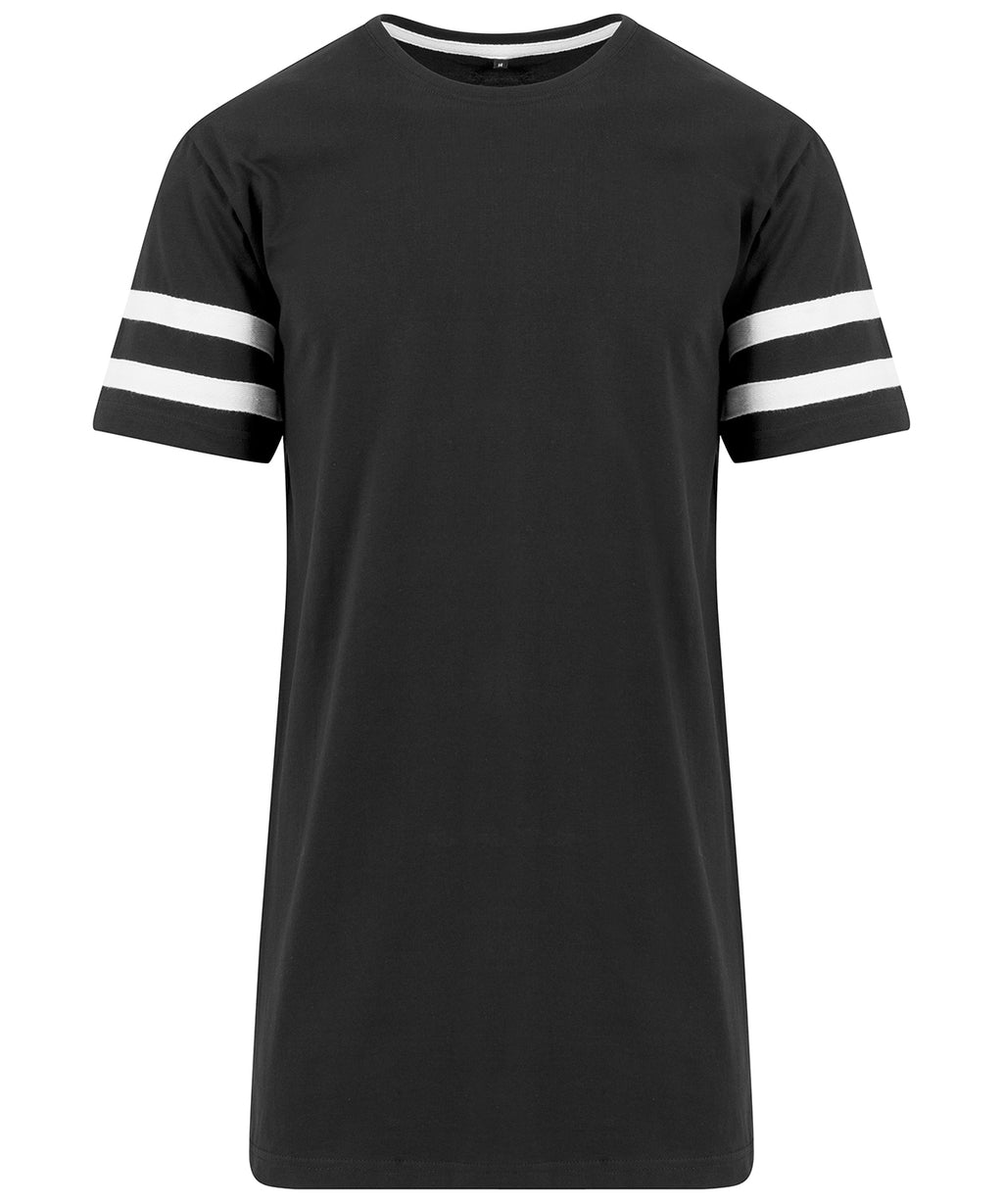 Build Your Brand Stripe Jersey Tee – Custom Embroidered & Printed T-Shirts