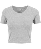Build Your Brand Women's Cropped Tee – Custom Embroidered & Printed T-Shirts