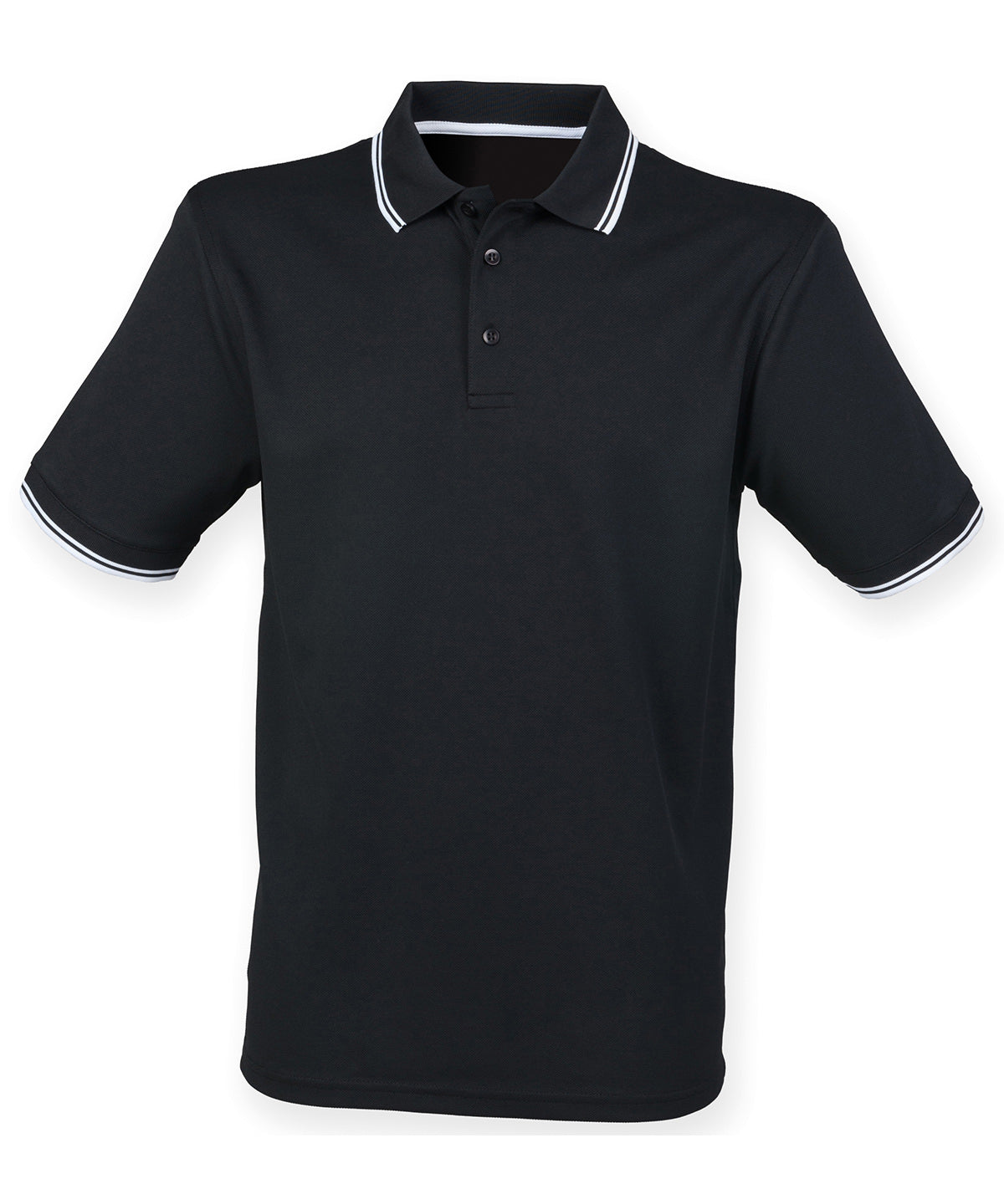 Henbury Double Tipped Coolplus® Polo Shirt – Custom Embroidered & Printed Polo Shirts