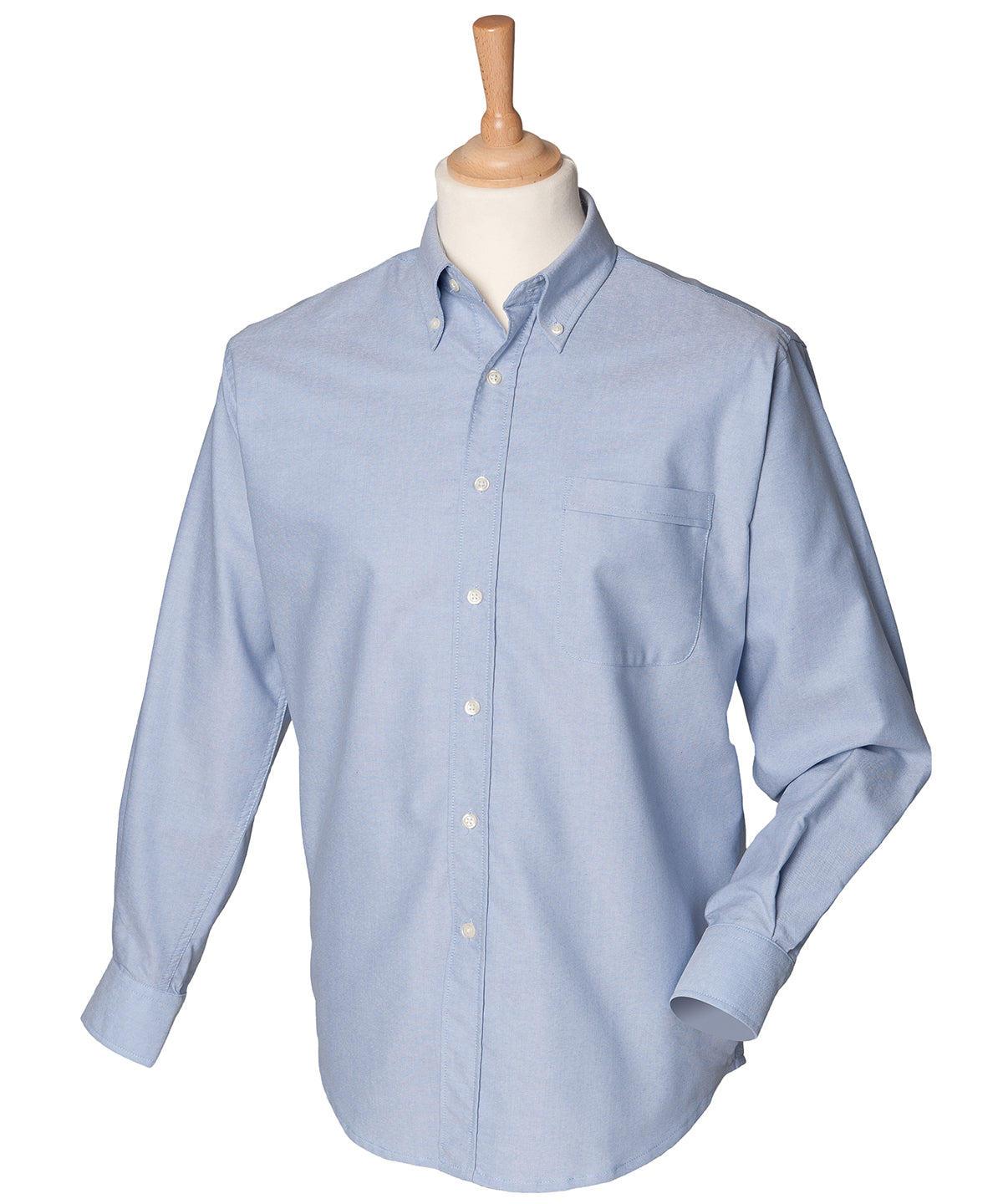 Henbury Long Sleeve Classic Oxford Shirt – Custom Embroidered & Printed Shirts
