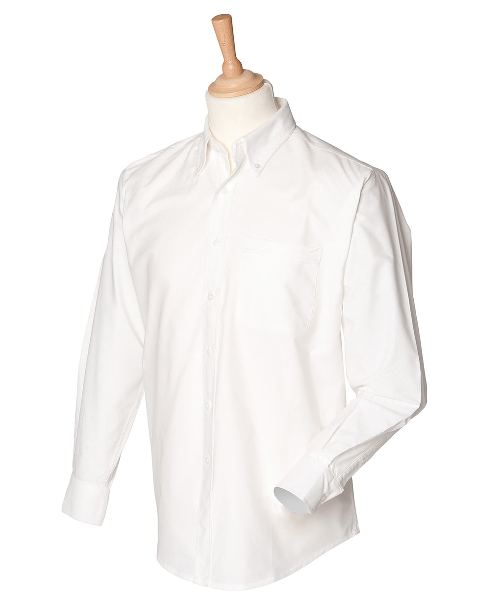 Henbury Long Sleeve Classic Oxford Shirt – Custom Embroidered & Printed Shirts