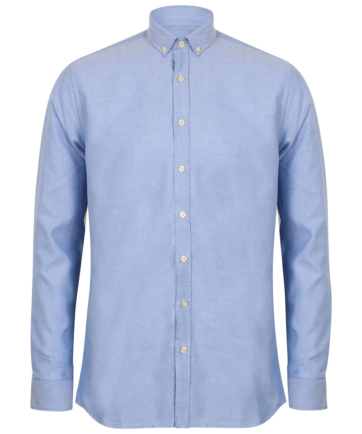 Henbury Modern Long Sleeve Oxford Shirt – Custom Embroidered & Printed Shirts