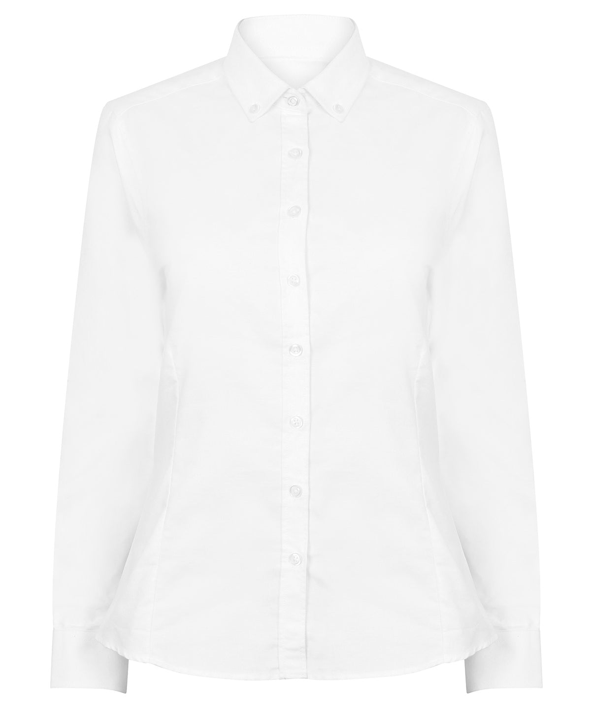 Henbury Women's Modern Long Sleeve Oxford Shirt – Custom Embroidered & Printed Shirts