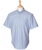 Henbury Short Sleeve Classic Oxford Shirt – Custom Embroidered & Printed Shirts