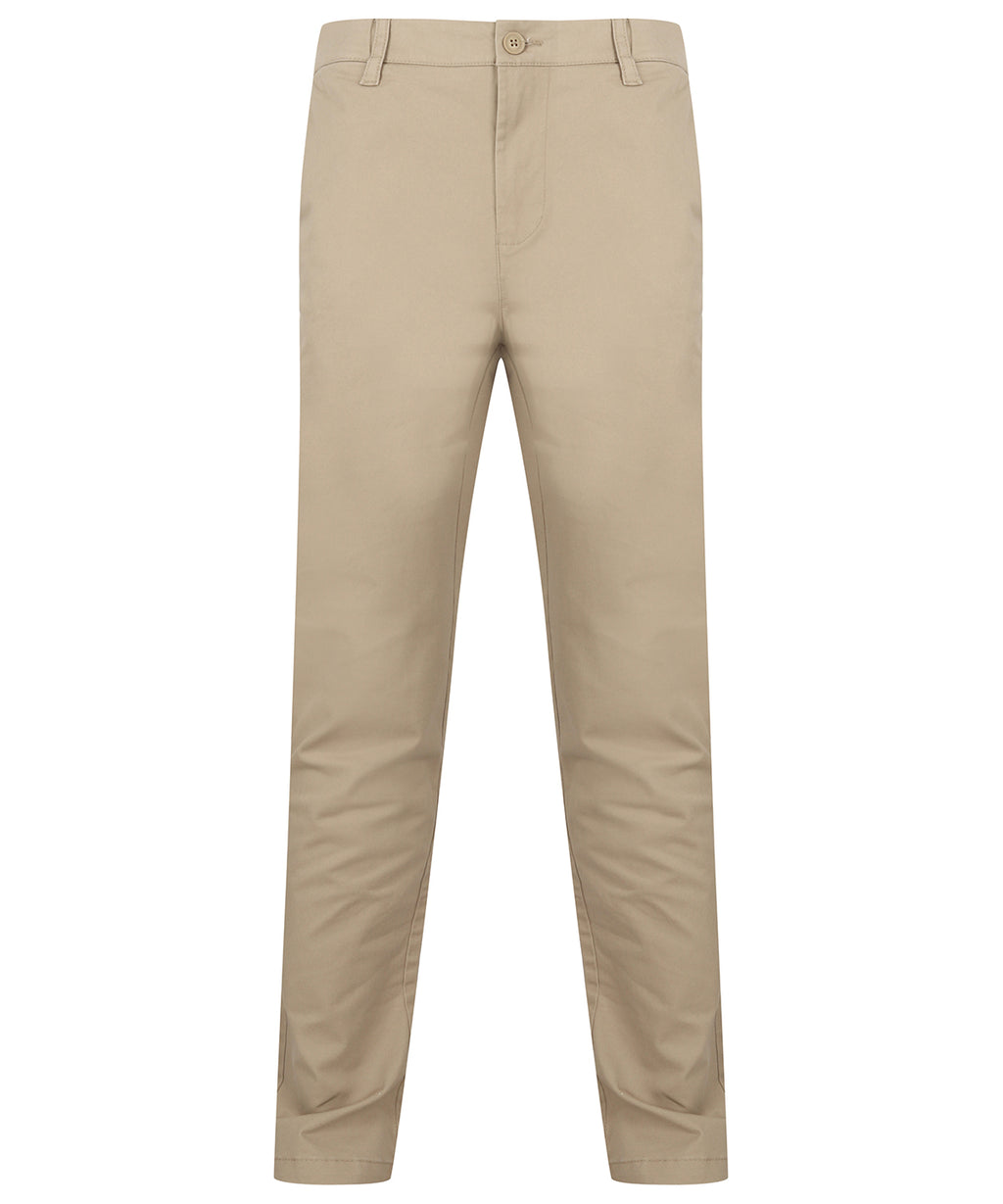 Henbury Stretch Chinos with Flex Waistband Garment – Custom Embroidered & Printed Chinos