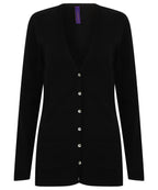 Henbury Women's V-button Cardigan Garment – Custom Embroidered & Printed Cardigans