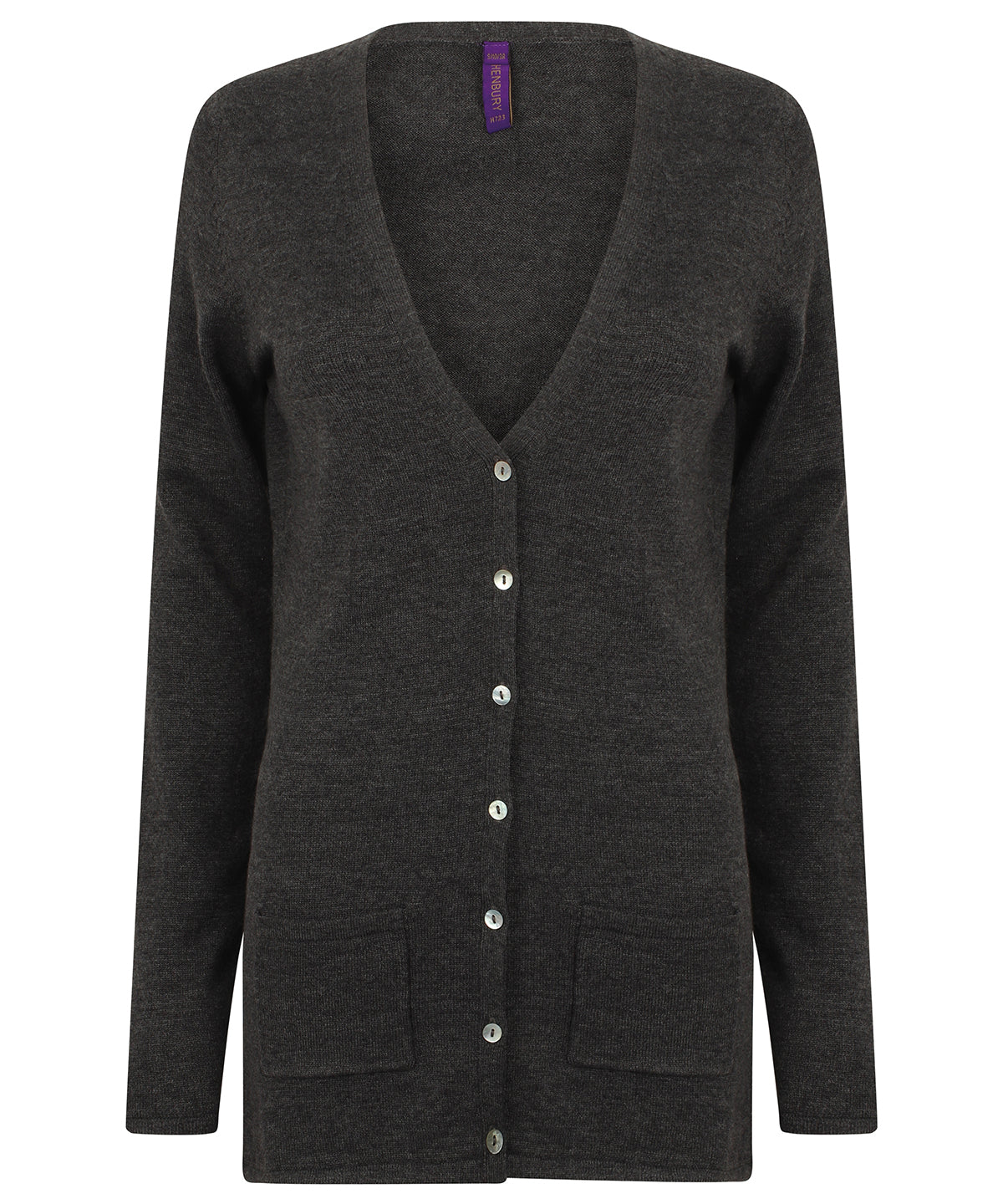 Henbury Women's V-button Cardigan Garment – Custom Embroidered & Printed Cardigans