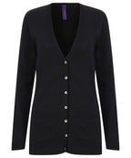 Henbury Women's V-button Cardigan Garment – Custom Embroidered & Printed Cardigans
