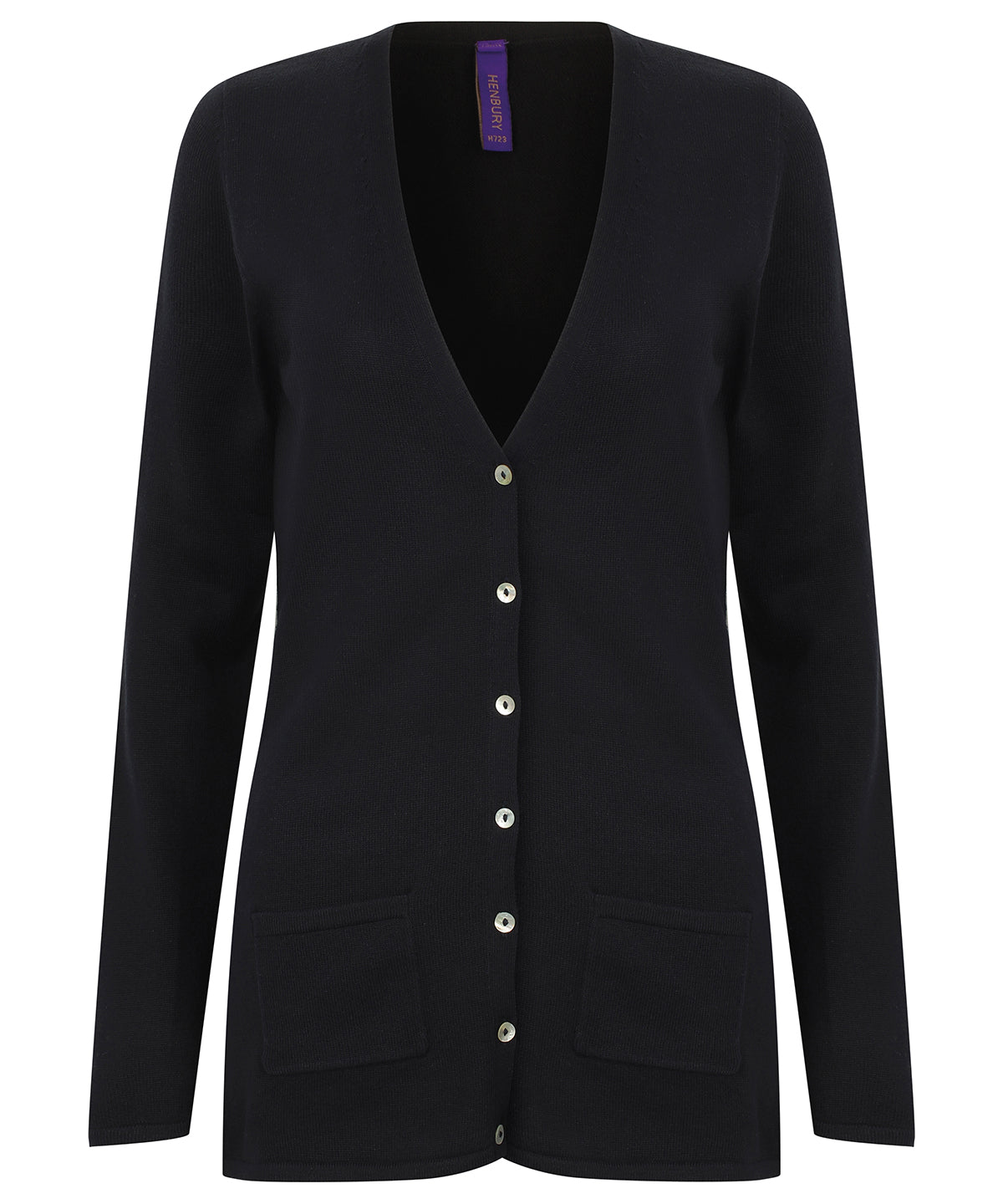 Henbury Women's V-button Cardigan Garment – Custom Embroidered & Printed Cardigans