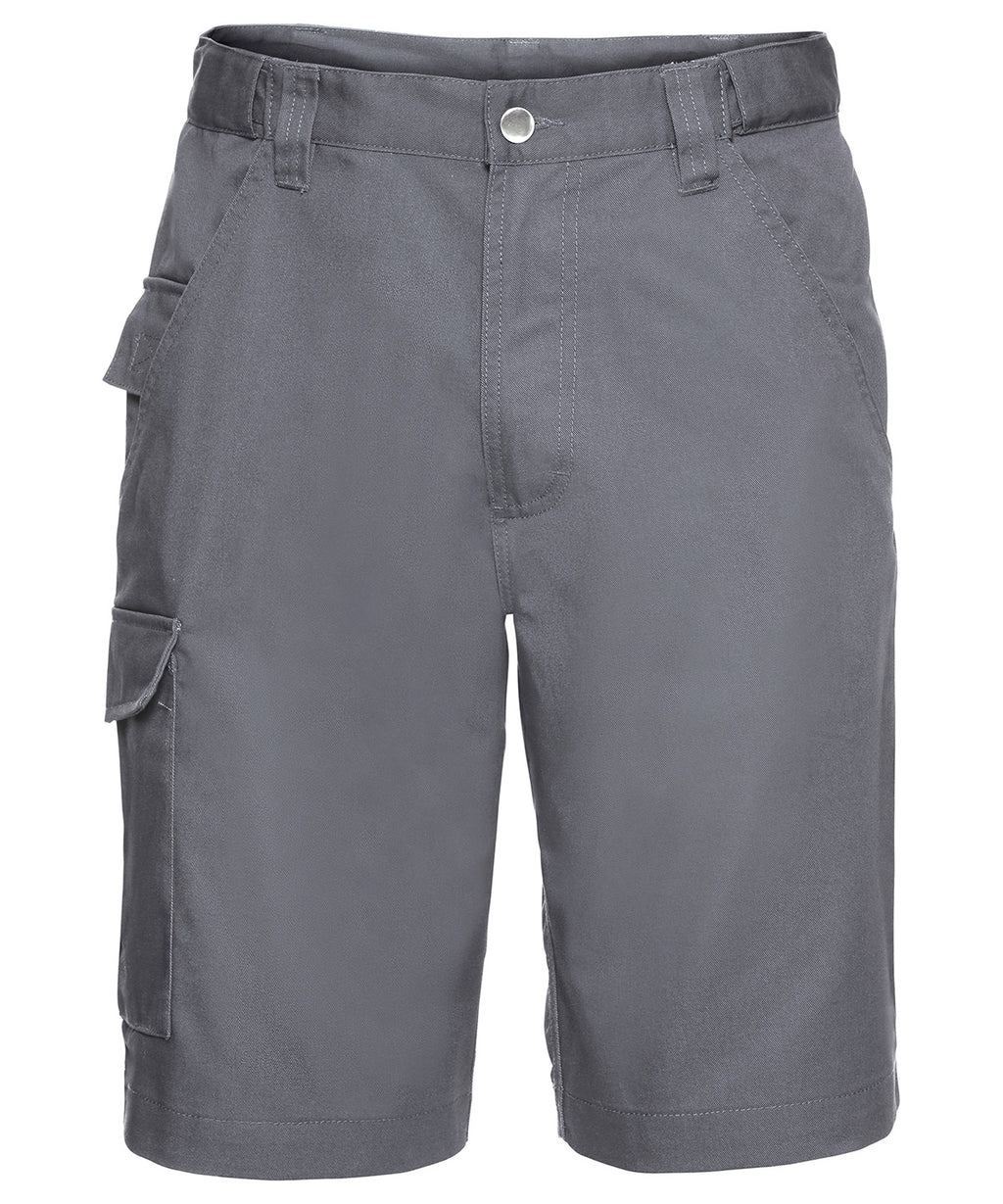 Russell Athletic Polycotton Twill Workwear Shorts – Custom Embroidered & Printed Shorts