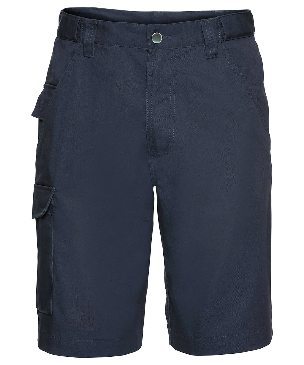 Russell Athletic Polycotton Twill Workwear Shorts – Custom Embroidered & Printed Shorts