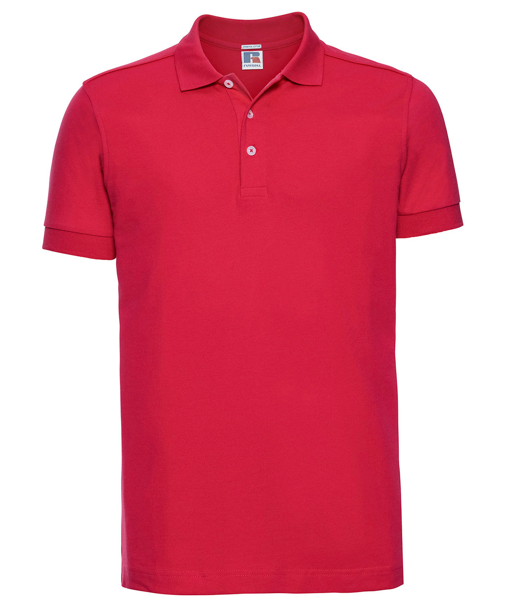 Russell Athletic Stretch Polo Shirt – Custom Embroidered & Printed Polo Shirts