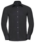 Russell Athletic Collection Long Sleeve Easycare Tailored Oxford Shirt – Custom Embroidered & Printed Shirts