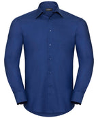 Russell Athletic Collection Long Sleeve Easycare Tailored Oxford Shirt – Custom Embroidered & Printed Shirts