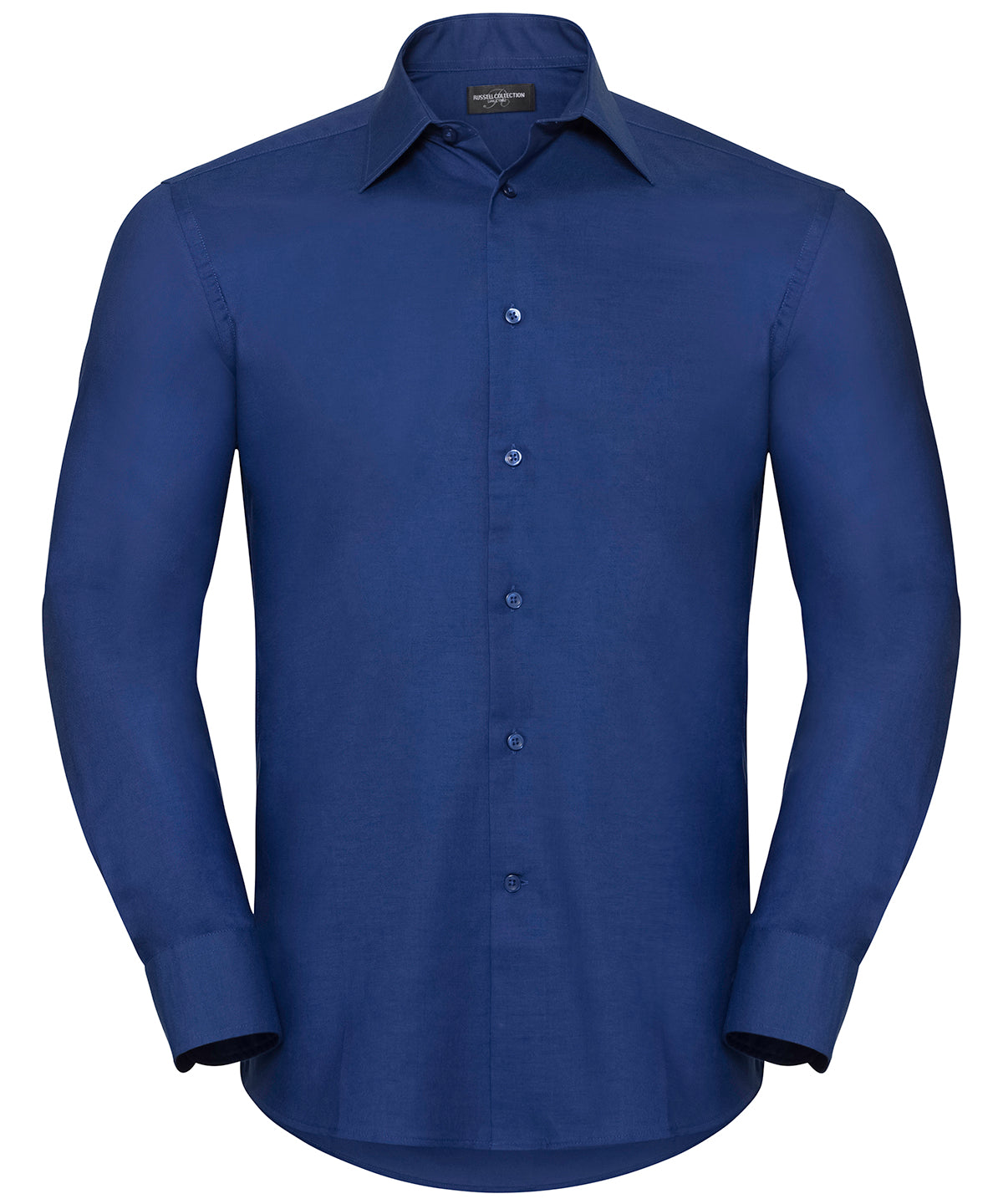 Russell Athletic Collection Long Sleeve Easycare Tailored Oxford Shirt – Custom Embroidered & Printed Shirts