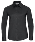 Russell Athletic Collection Women's Long Sleeve Easycare Oxford Shirt – Custom Embroidered & Printed Shirts