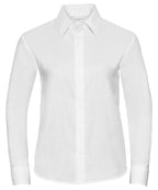Russell Athletic Collection Women's Long Sleeve Easycare Oxford Shirt – Custom Embroidered & Printed Shirts