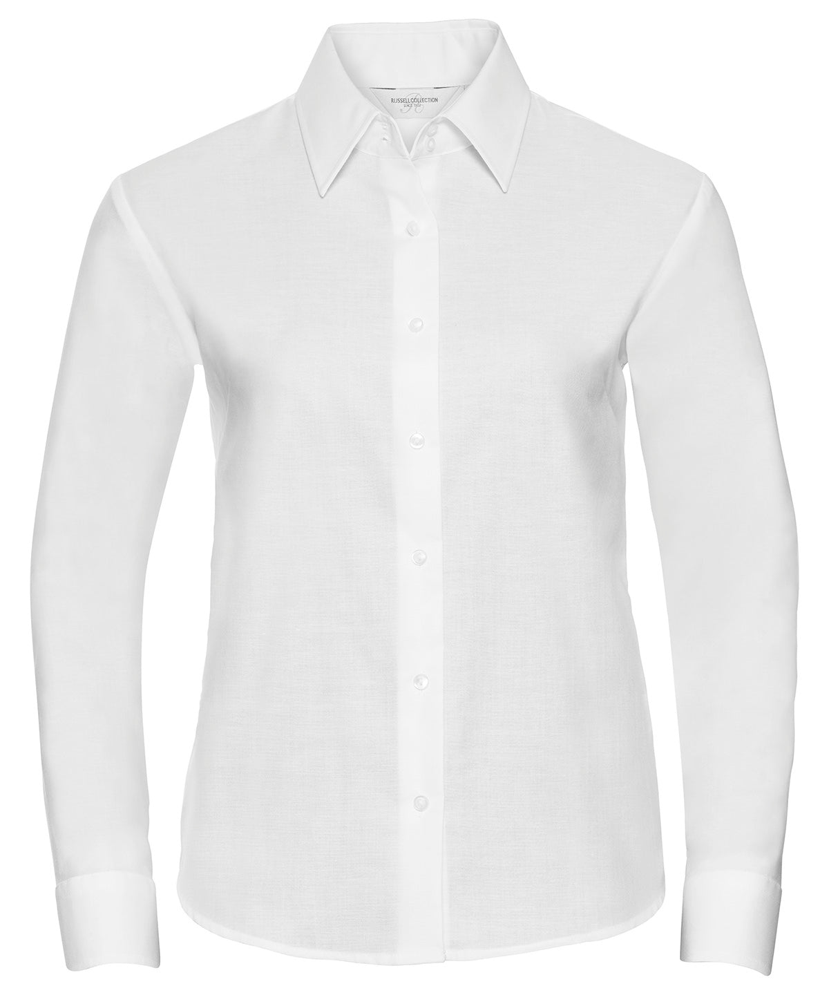 Russell Athletic Collection Women's Long Sleeve Easycare Oxford Shirt – Custom Embroidered & Printed Shirts