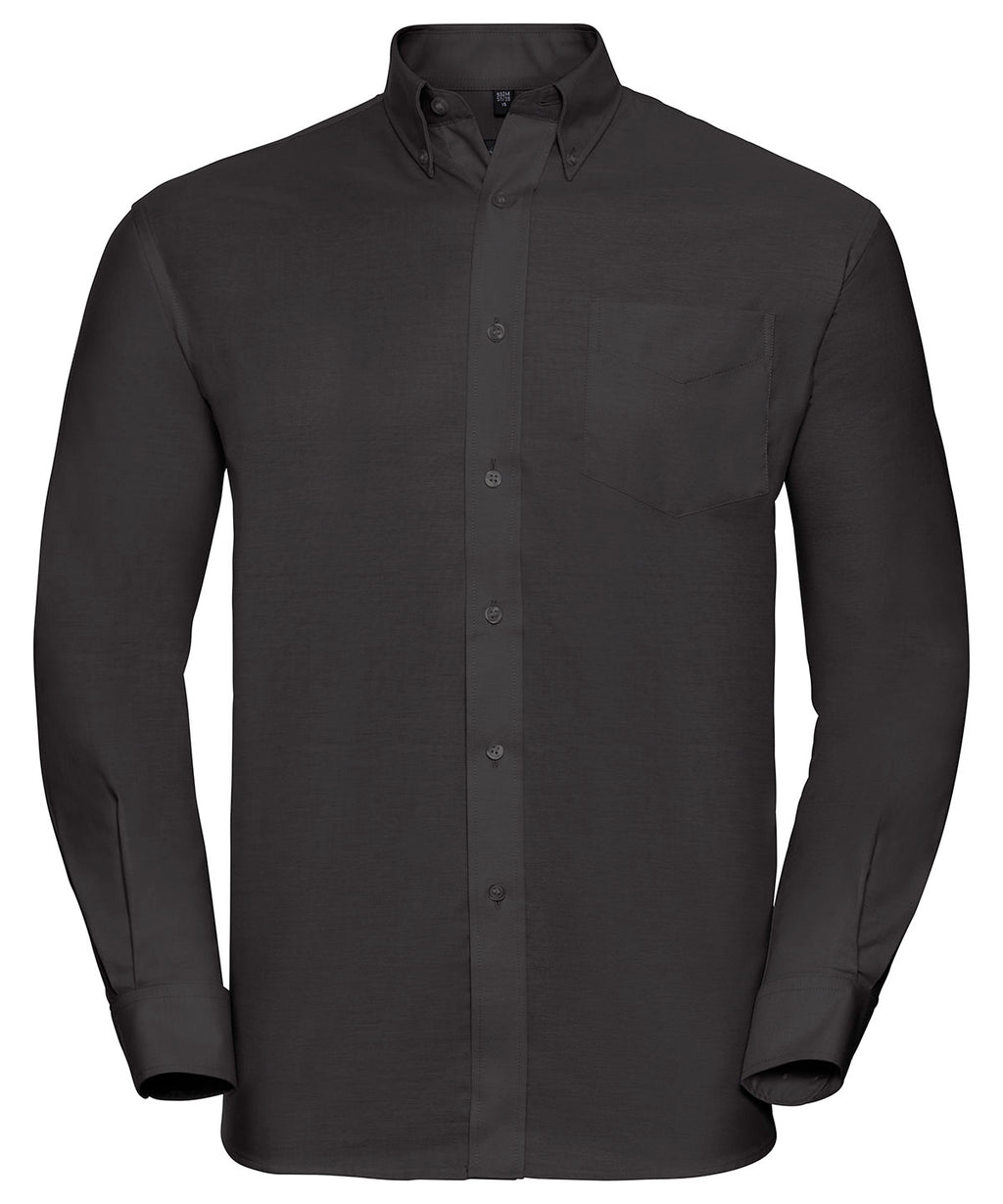 Russell Athletic Collection Long Sleeve Easycare Oxford Shirt – Custom Embroidered & Printed Shirts