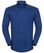 Russell Athletic Collection Long Sleeve Easycare Oxford Shirt – Custom Embroidered & Printed Shirts