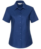 Russell Athletic Collection Women's Short Sleeve Oxford Shirt – Custom Embroidered & Printed Shirts