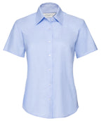 Russell Athletic Collection Women's Short Sleeve Oxford Shirt – Custom Embroidered & Printed Shirts