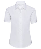 Russell Athletic Collection Women's Short Sleeve Oxford Shirt – Custom Embroidered & Printed Shirts