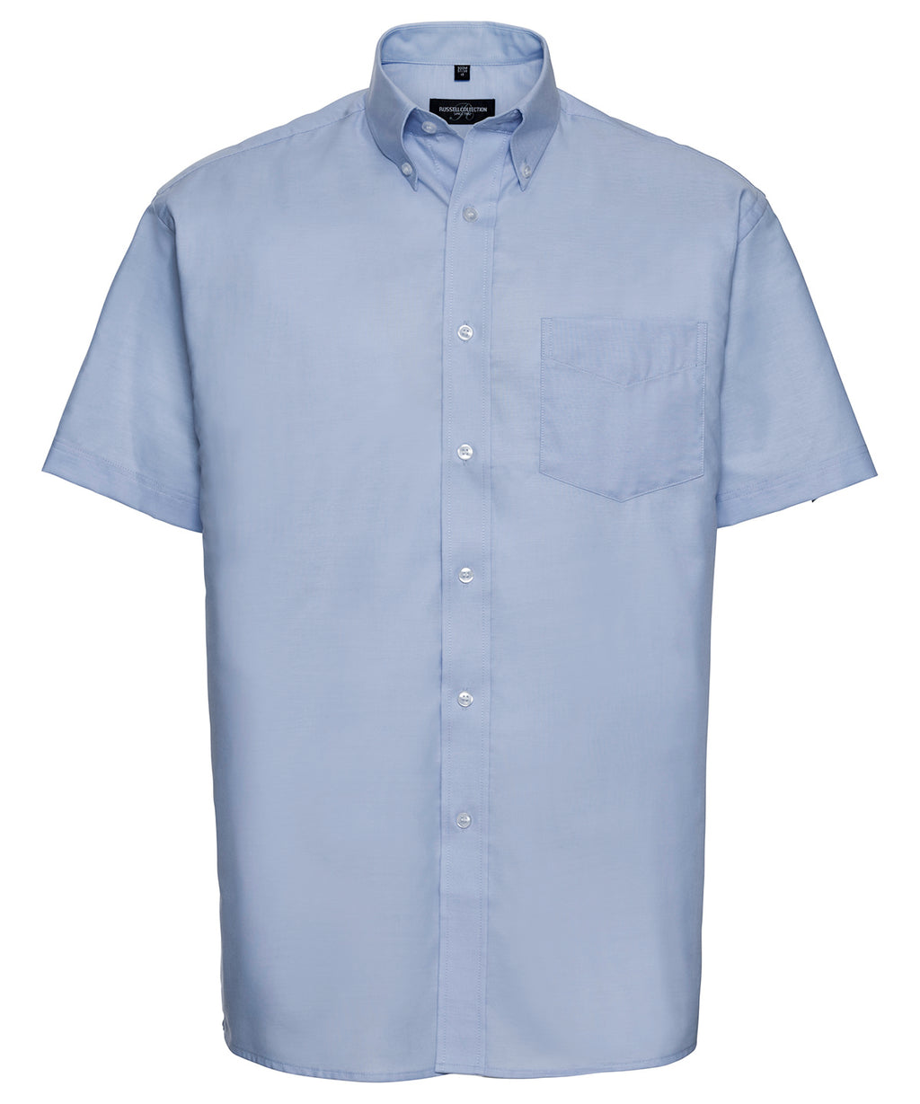 Russell Athletic Collection Short Sleeve Easycare Oxford Shirt – Custom Embroidered & Printed Shirts