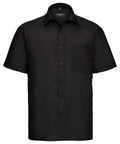 Russell Athletic Collection Short Sleeve Polycotton Easycare Poplin Shirt – Custom Embroidered & Printed Shirts