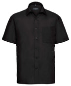 Russell Athletic Collection Short Sleeve Polycotton Easycare Poplin Shirt – Custom Embroidered & Printed Shirts