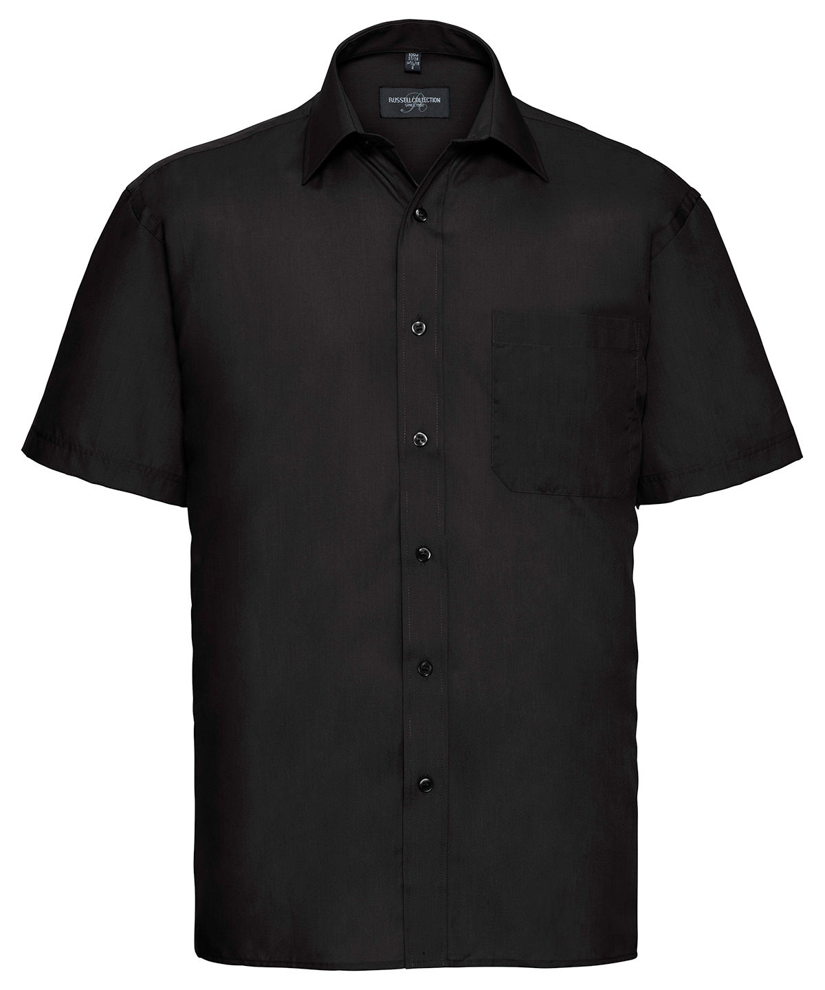 Russell Athletic Collection Short Sleeve Polycotton Easycare Poplin Shirt – Custom Embroidered & Printed Shirts