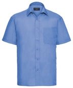 Russell Athletic Collection Short Sleeve Polycotton Easycare Poplin Shirt – Custom Embroidered & Printed Shirts