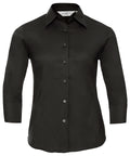 Russell Athletic Collection Women's ¾ Sleeve Easycare Fitted Shirt – Custom Embroidered & Printed Shirts