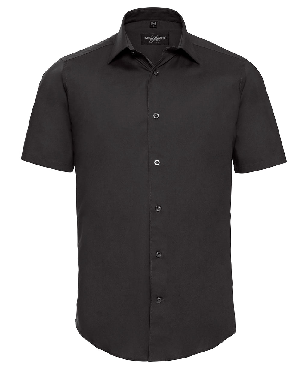 Russell Athletic Collection Short Sleeve Easycare Fitted Shirt – Custom Embroidered & Printed Shirts