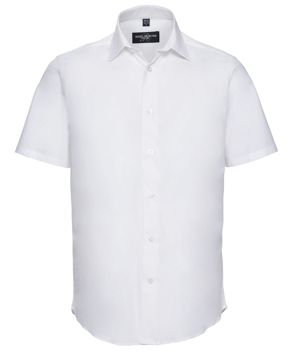 Russell Athletic Collection Short Sleeve Easycare Fitted Shirt – Custom Embroidered & Printed Shirts