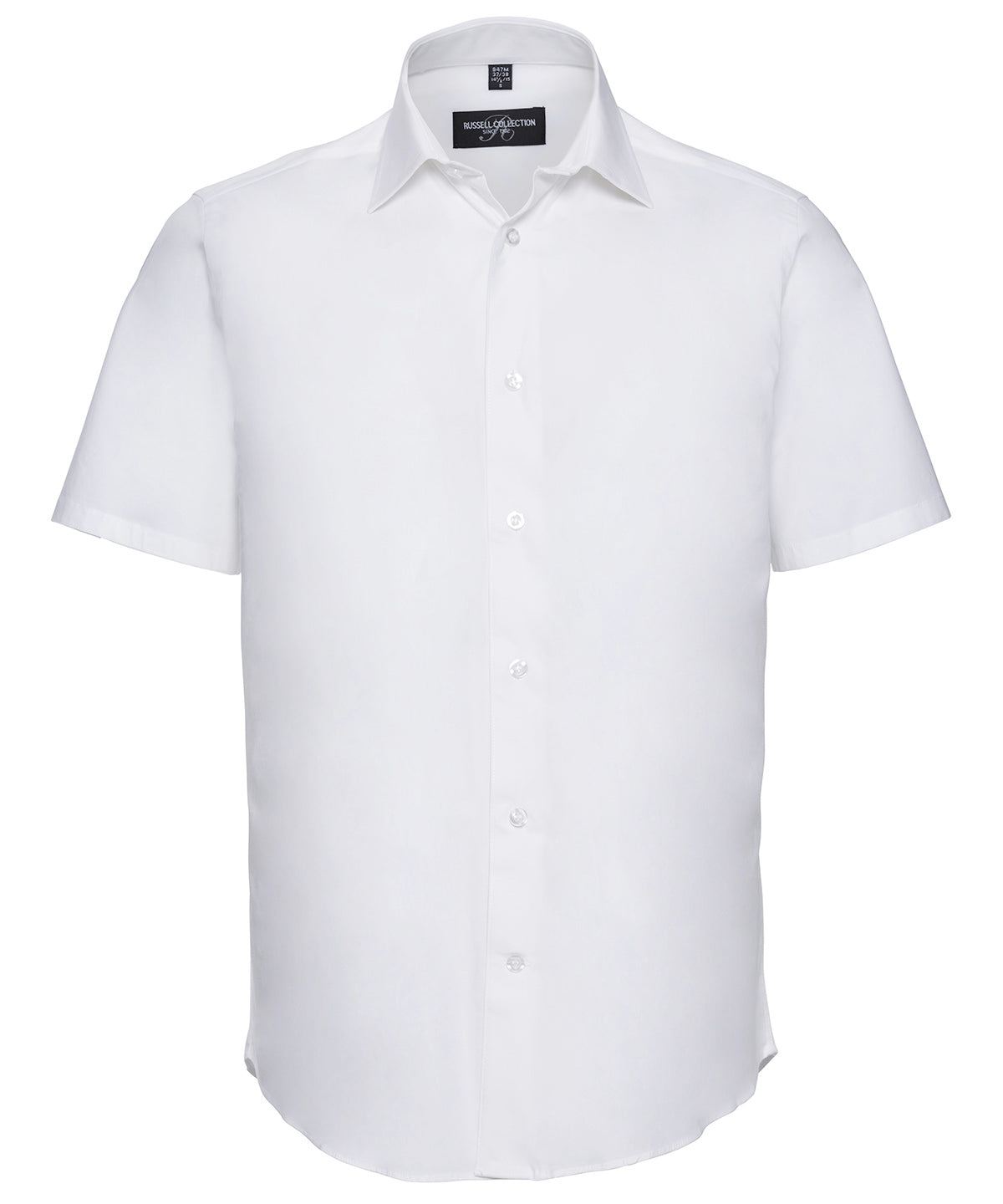 Russell Athletic Collection Short Sleeve Easycare Fitted Shirt – Custom Embroidered & Printed Shirts