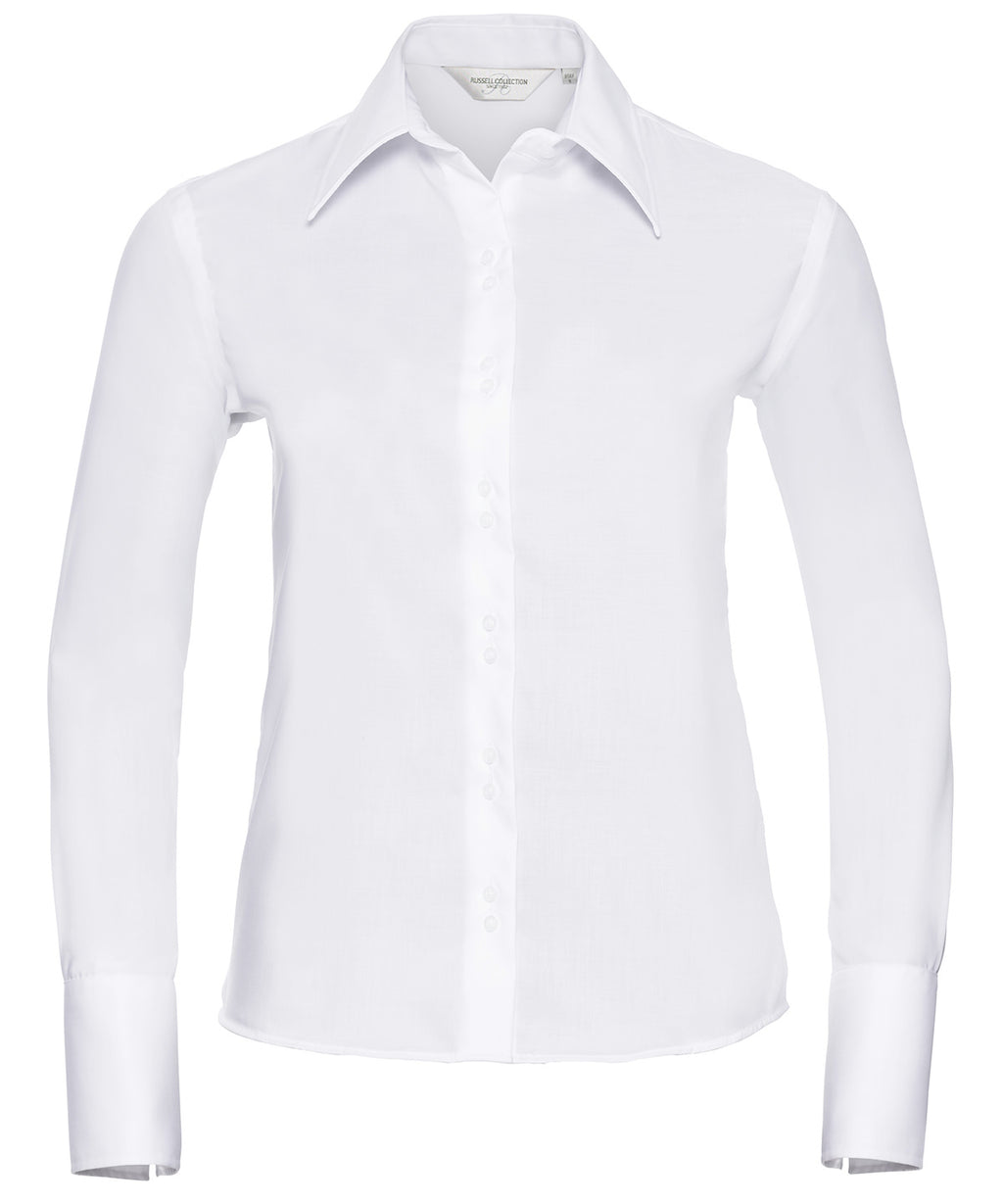 Russell Athletic Collection Women's Long Sleeve Ultimate Non-iron Shirt – Custom Embroidered & Printed Shirts