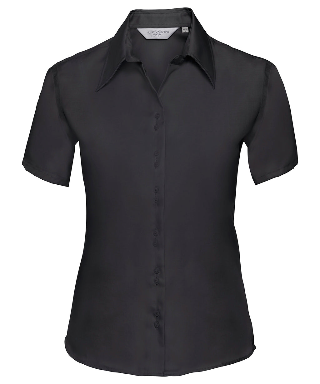 Russell Athletic Collection Women's Short Sleeve Ultimate Non-iron Shirt – Custom Embroidered & Printed Shirts