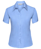 Russell Athletic Collection Women's Short Sleeve Ultimate Non-iron Shirt – Custom Embroidered & Printed Shirts