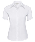 Russell Athletic Collection Women's Short Sleeve Ultimate Non-iron Shirt – Custom Embroidered & Printed Shirts
