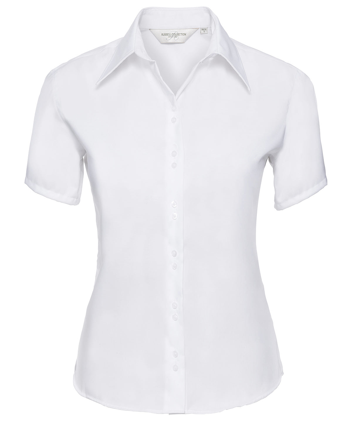Russell Athletic Collection Women's Short Sleeve Ultimate Non-iron Shirt – Custom Embroidered & Printed Shirts
