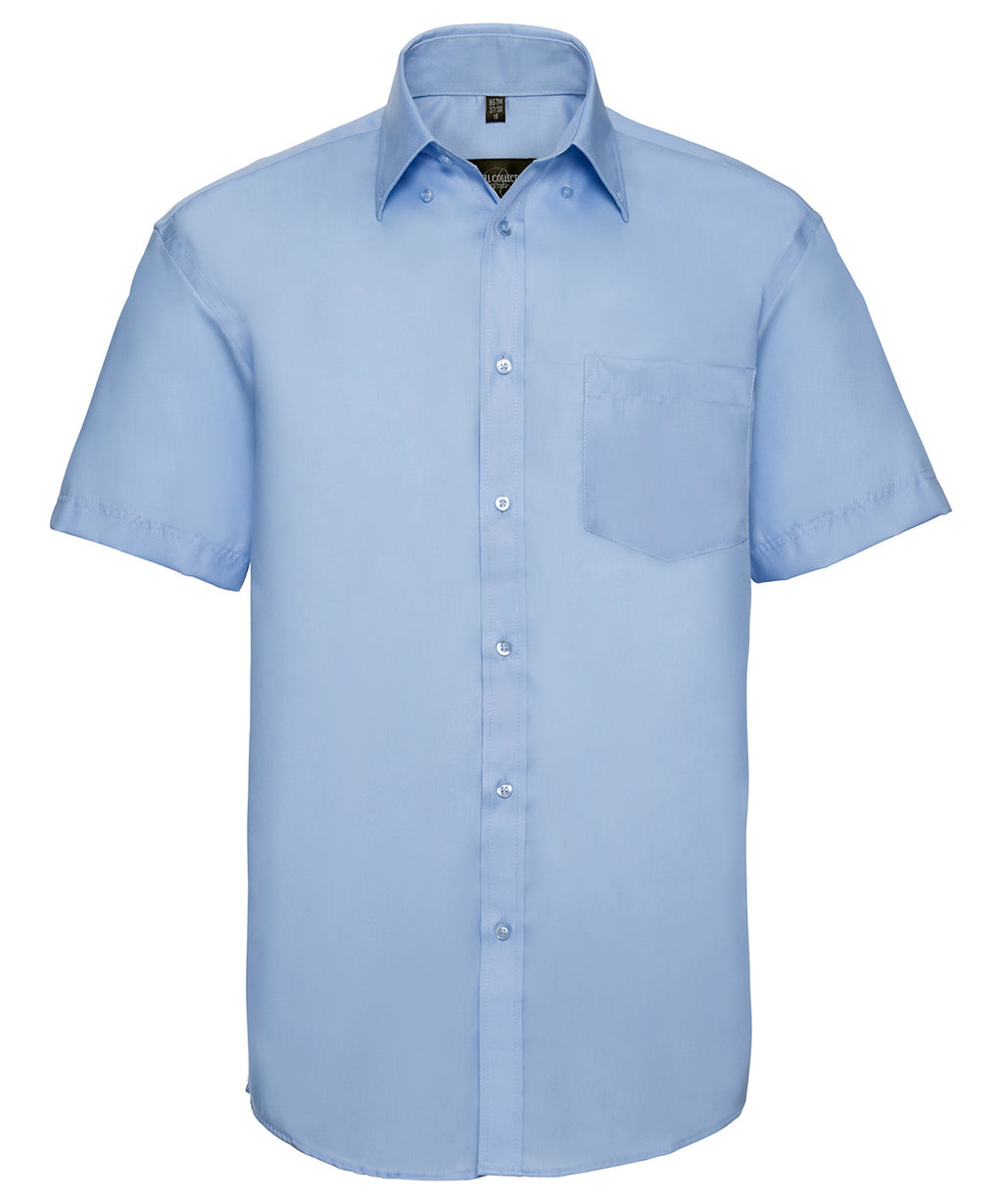 Russell Athletic Collection Short Sleeve Ultimate Non-iron Shirt – Custom Embroidered & Printed Shirts