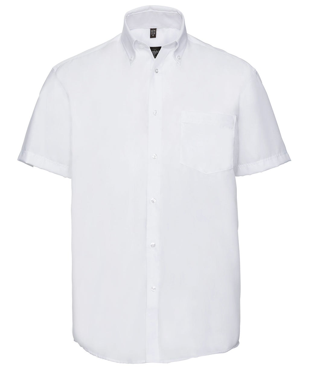 Russell Athletic Collection Short Sleeve Ultimate Non-iron Shirt – Custom Embroidered & Printed Shirts